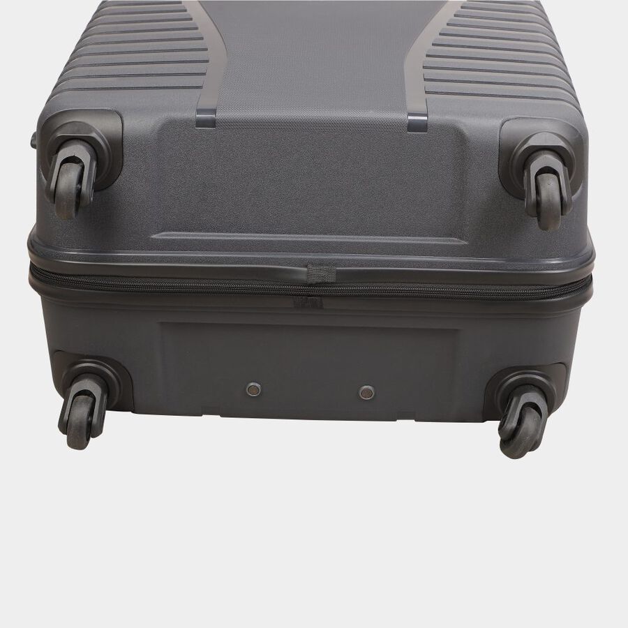 4-Wheel Dark Grey Polypropylene Hard Case Trolley, Small + Medium + Large, , large image number null