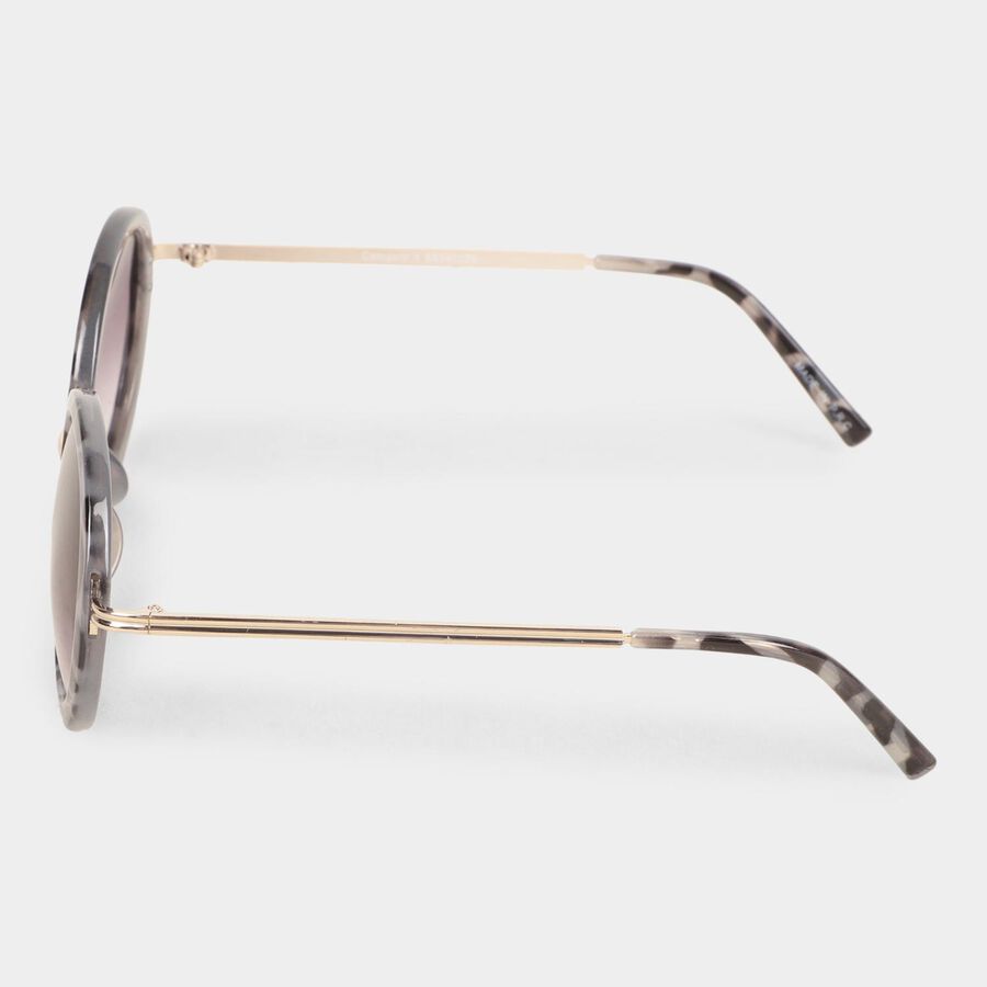 Women's Plastic Gradient Round Sunglasses, , large image number null