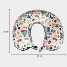 White Memory Foam Neck Pillow, , small image number null