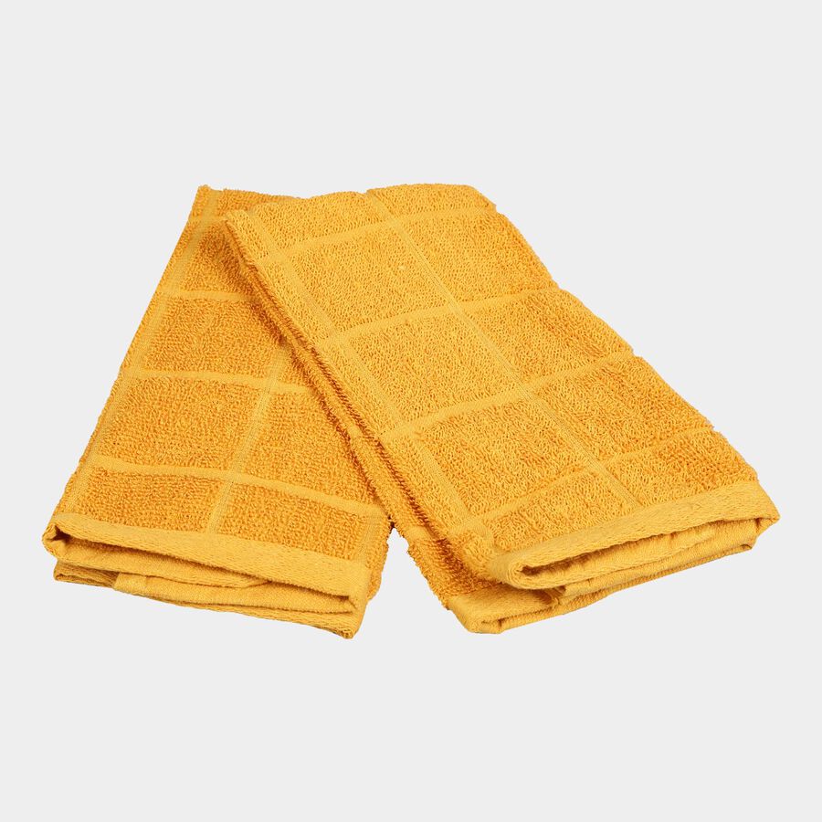 350 GSM Yellow Cotton Hand Towel, , large image number null