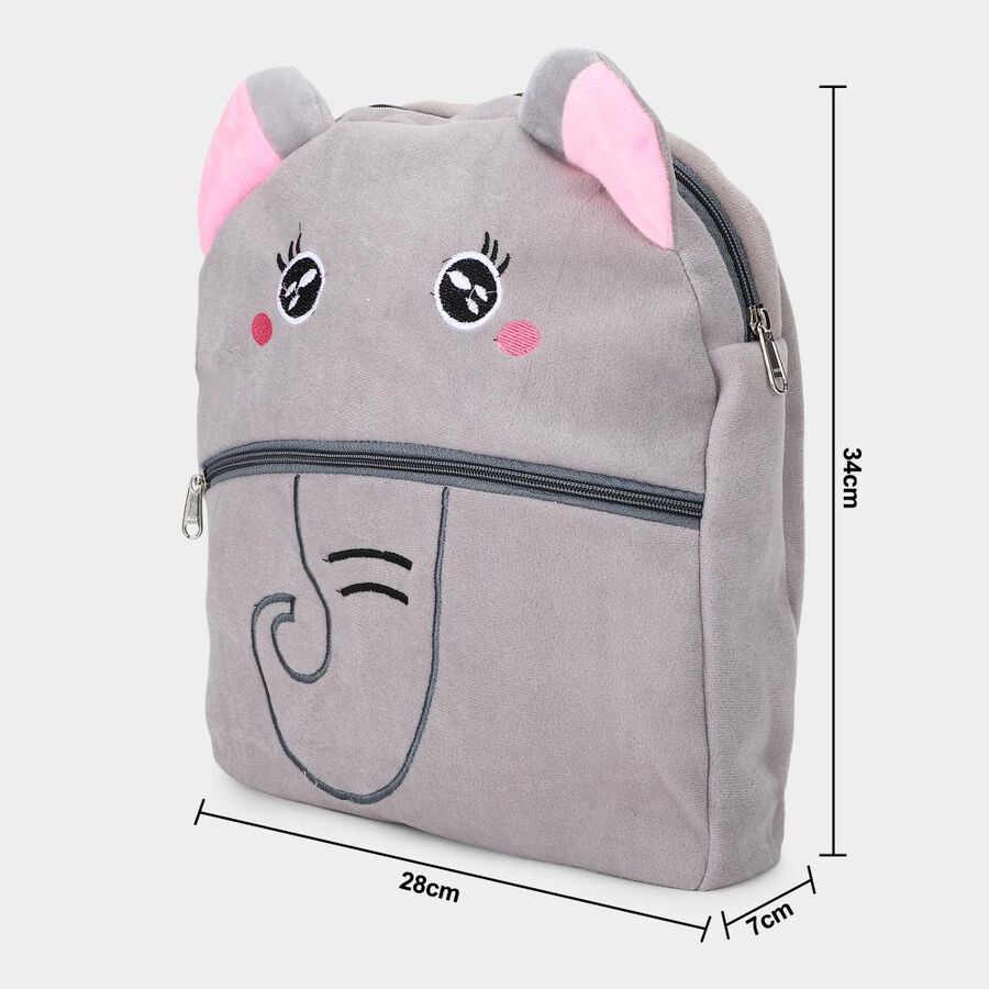 Kid's Soft Plush Elephant Backpack, , large