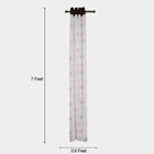 7ft. Beige Microfiber Door Curtain, , small image number null