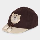 Teddy Kid's Beige Fabric Cap , , small image number null