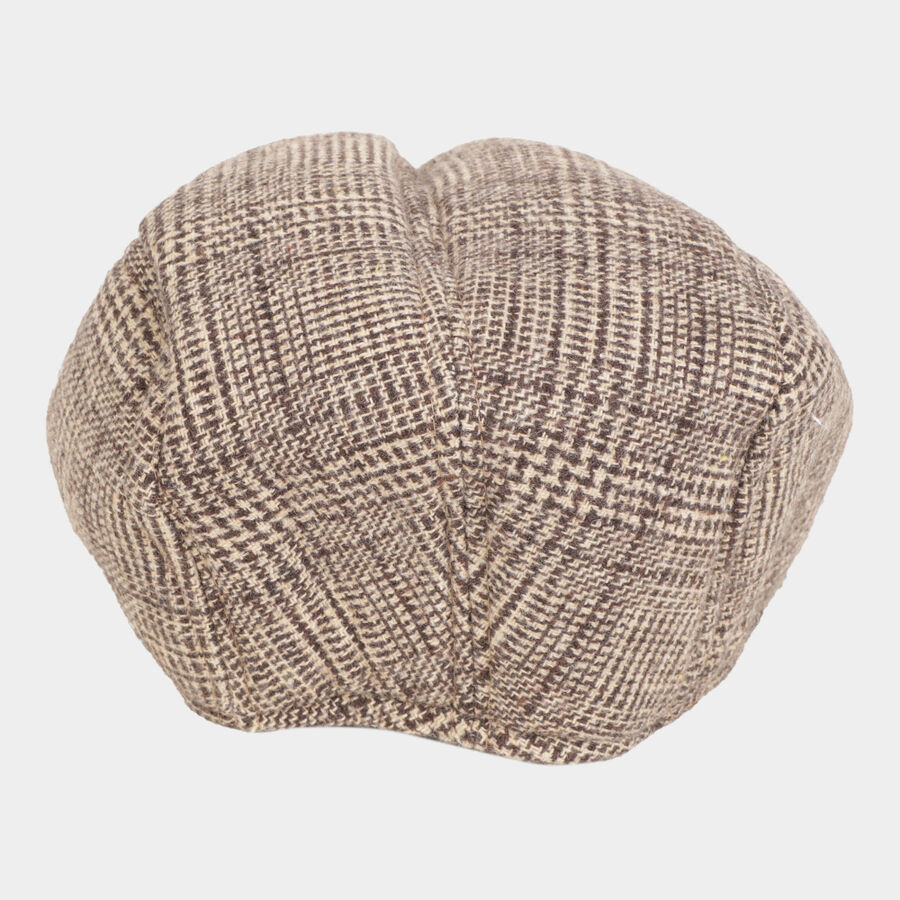 Men's Brown Acrylic Cap, , large image number null