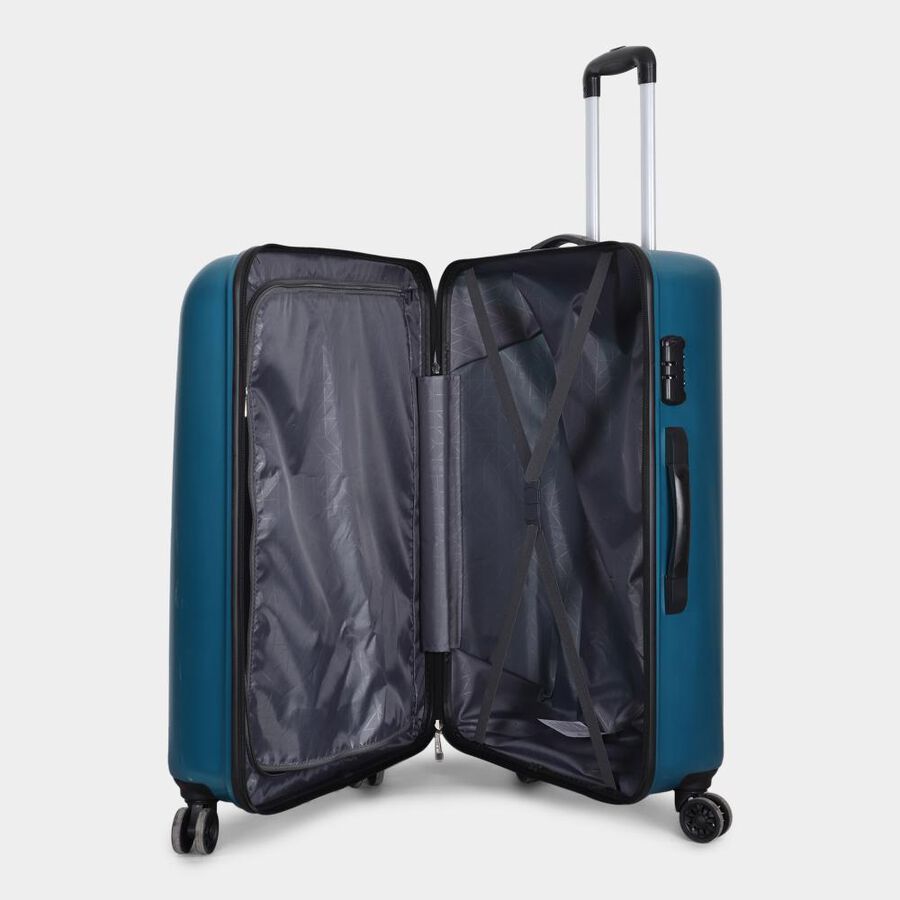 8-Wheel Light Blue Polypropylene Hard Case Trolley, Large, , large image number null