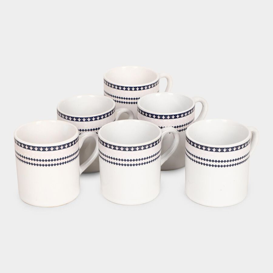 140ml Stoneware Cup, Set of 6, , large