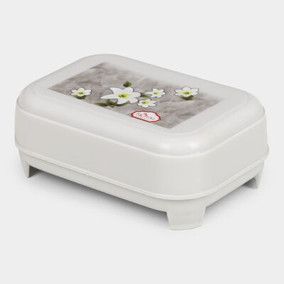 Grey Plastic Soap Dish 