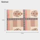 120 GSM कॉटन सिंगल बेडशीट, , small