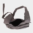 Men's Grey Canvas Sling Bag, , small image number null