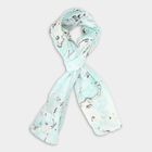Women's off White Viscose Scarf, , small image number null