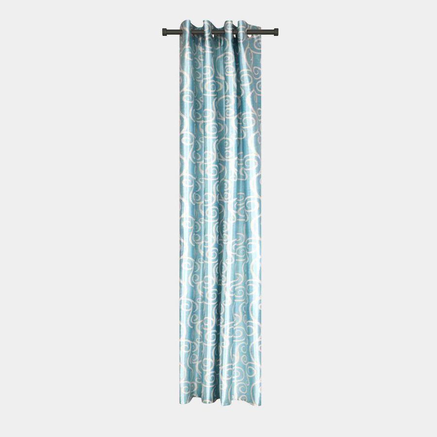 7ft. Dark Blue Microfiber Door Curtain, , large image number null