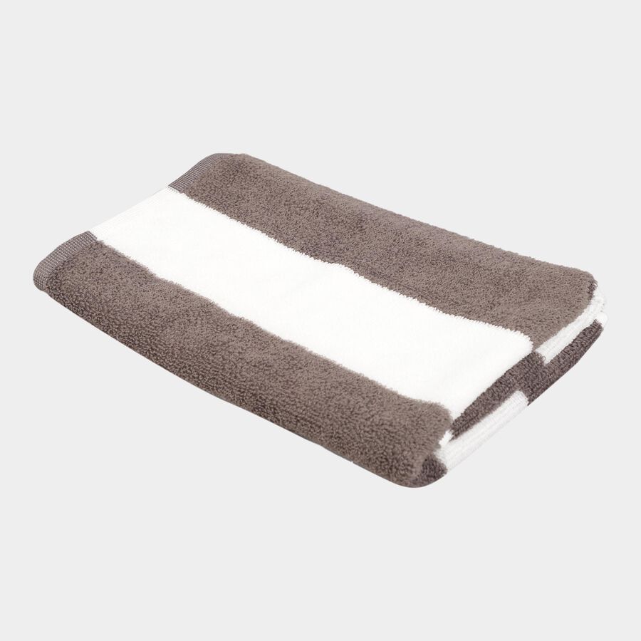 180 GSM Grey Cotton Blend Bath Towel, , large image number null