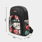 Women's Black Fabric Backpack, , small image number null