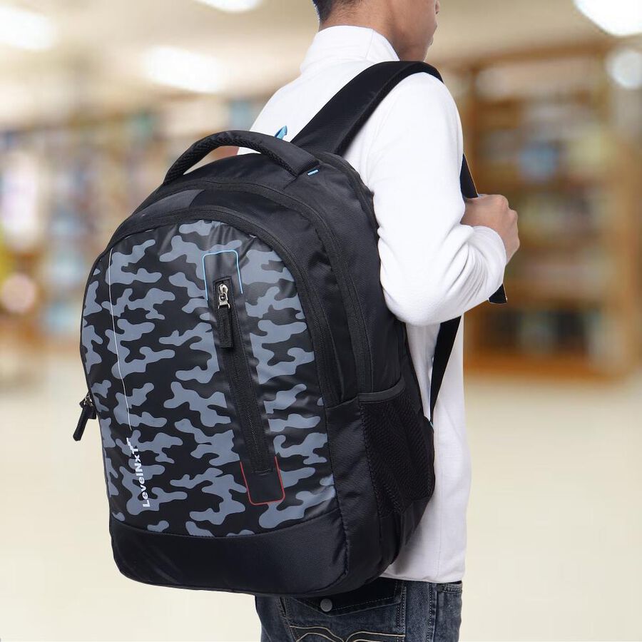 Black Polyester Backpack,50L (Approx), , large image number null