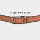 Men's Tan Polyurethane Casual Belt, , small image number null