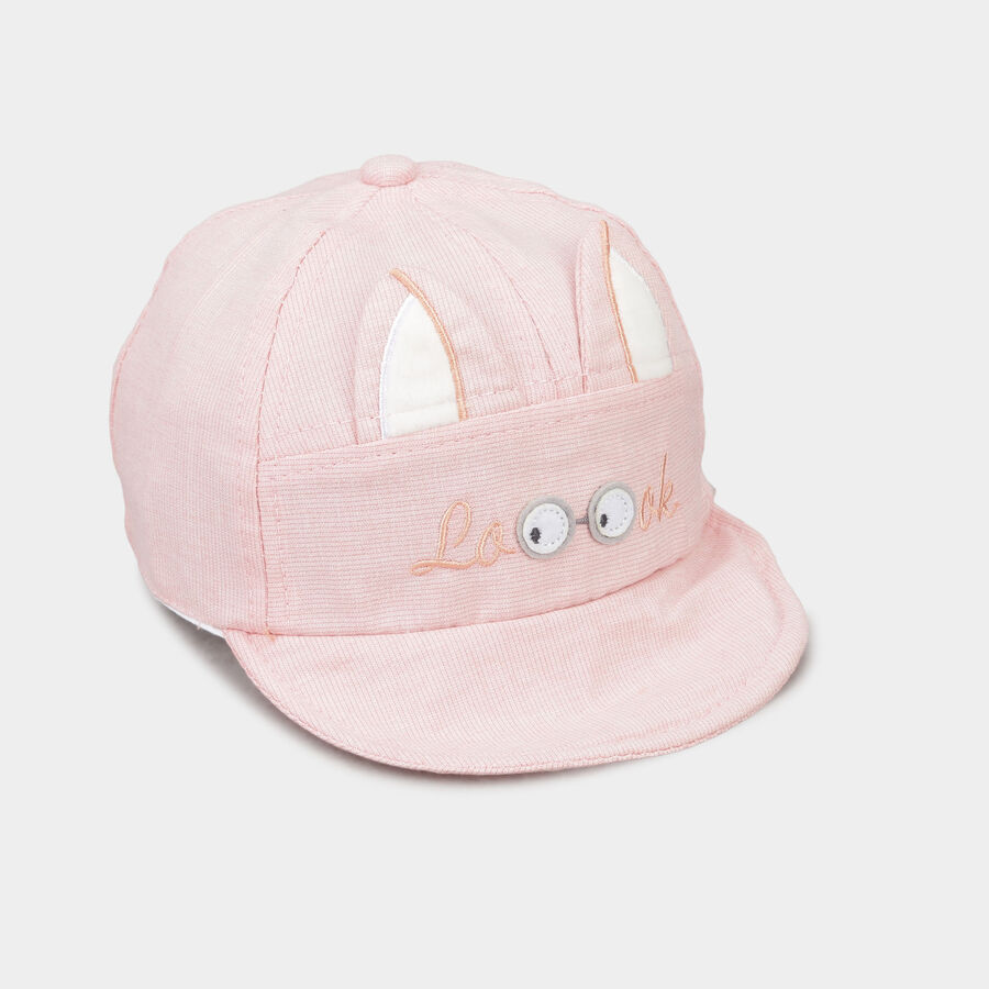 Kids' Pink Nylon/Polyester Cap, , large image number null