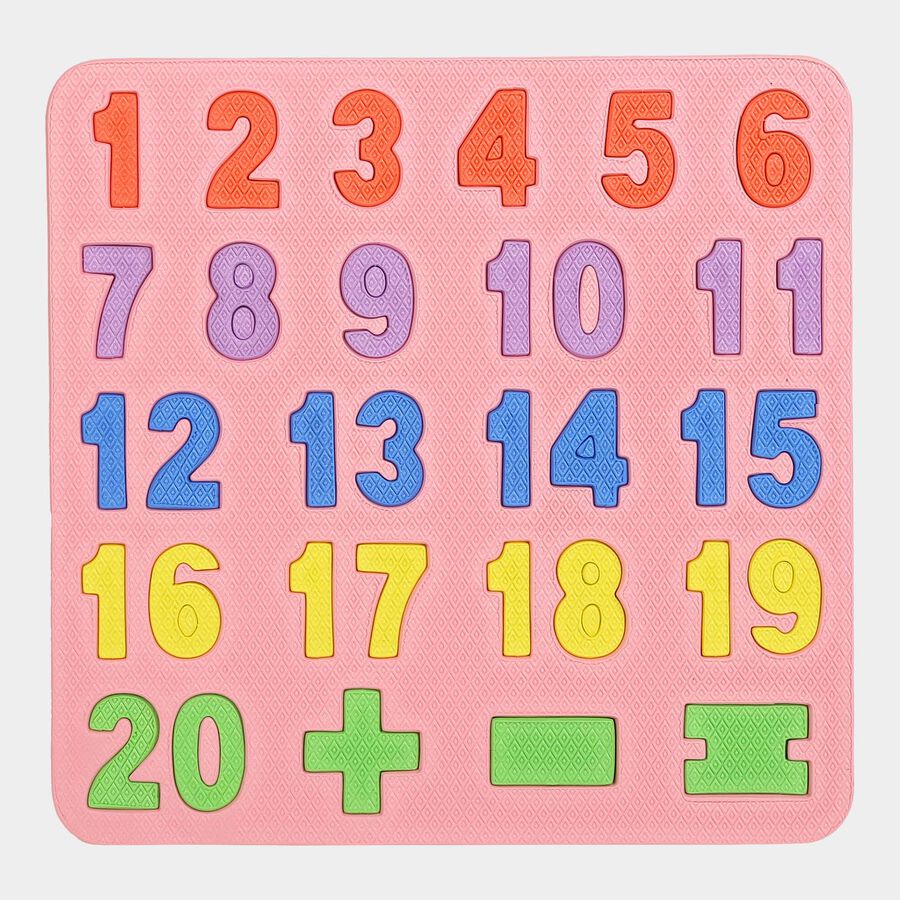 Kid's Rubber Number Set, , large image number null