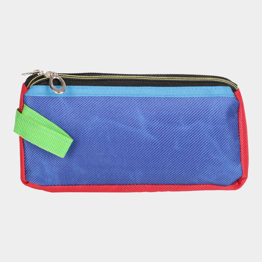 Fabric, Pencil Pouch, 18 cm X 12 cm X 3 cm, 3+ Years - Colour/Design May Vary, , large image number null