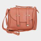 Women's Polyurethane Envelope/Zipper Sling Bag, , small image number null