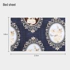 Dark Blue Microfiber Single Bedsheet, , small image number null