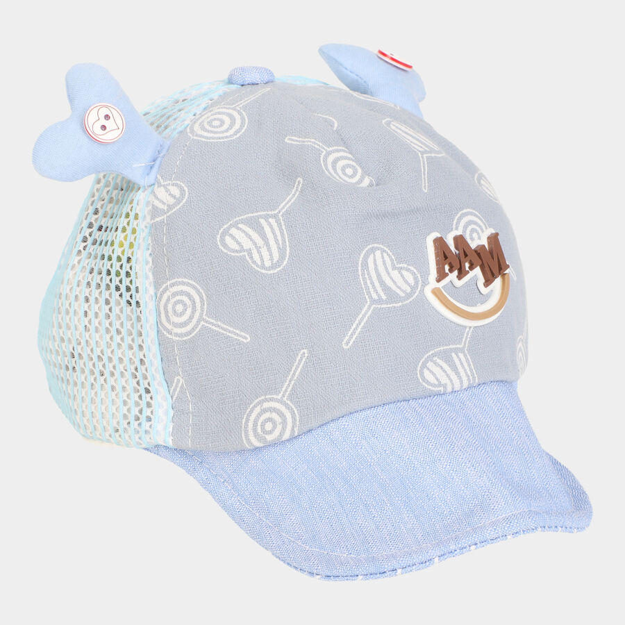 Kids' Brown Canvas Cap, , large image number null