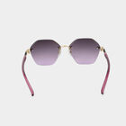Woman's Brown Plastic Ladies Sunglasses, , small