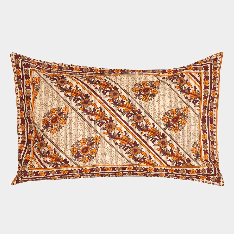 Multicolour Cotton Pillow Cover, , large image number null