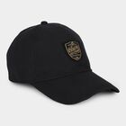 Men's Black Fabric Cap, , small