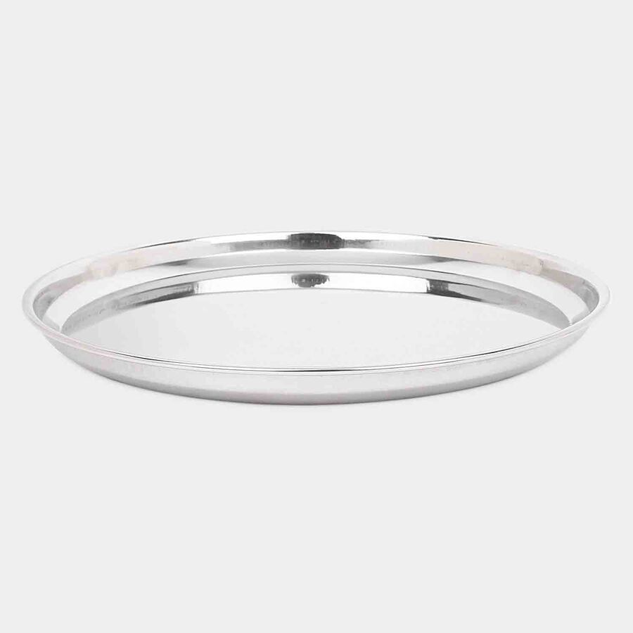 Stainless Steel Dinner Plate (Thali) - 25cm, , large image number null
