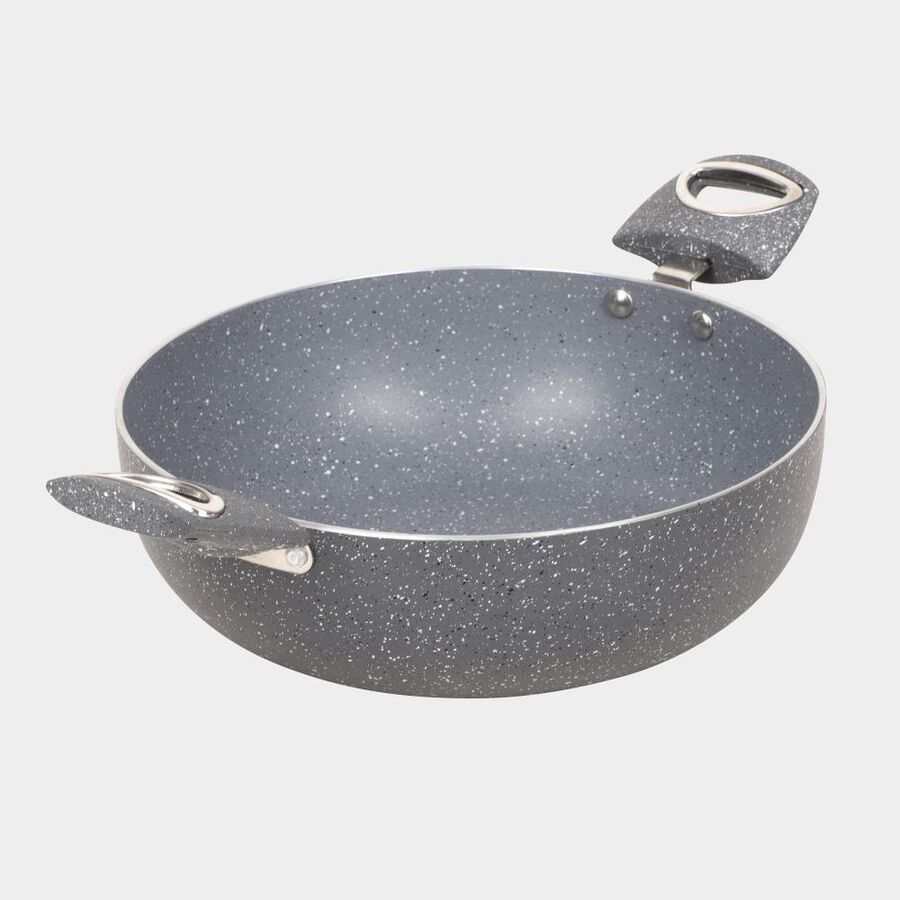 2 L Induction Compatible Non-Stick Kadhai, , large image number null