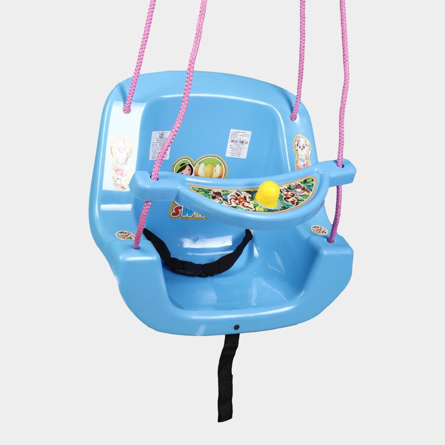 Blue Plastic Baby Swing, , large image number null