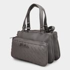 Women's Grey Polyurethane Handbag, , large image number null