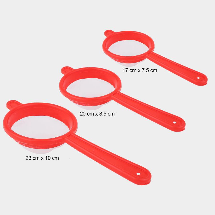 Plastic Tea Strainer Set of 3, , large image number null