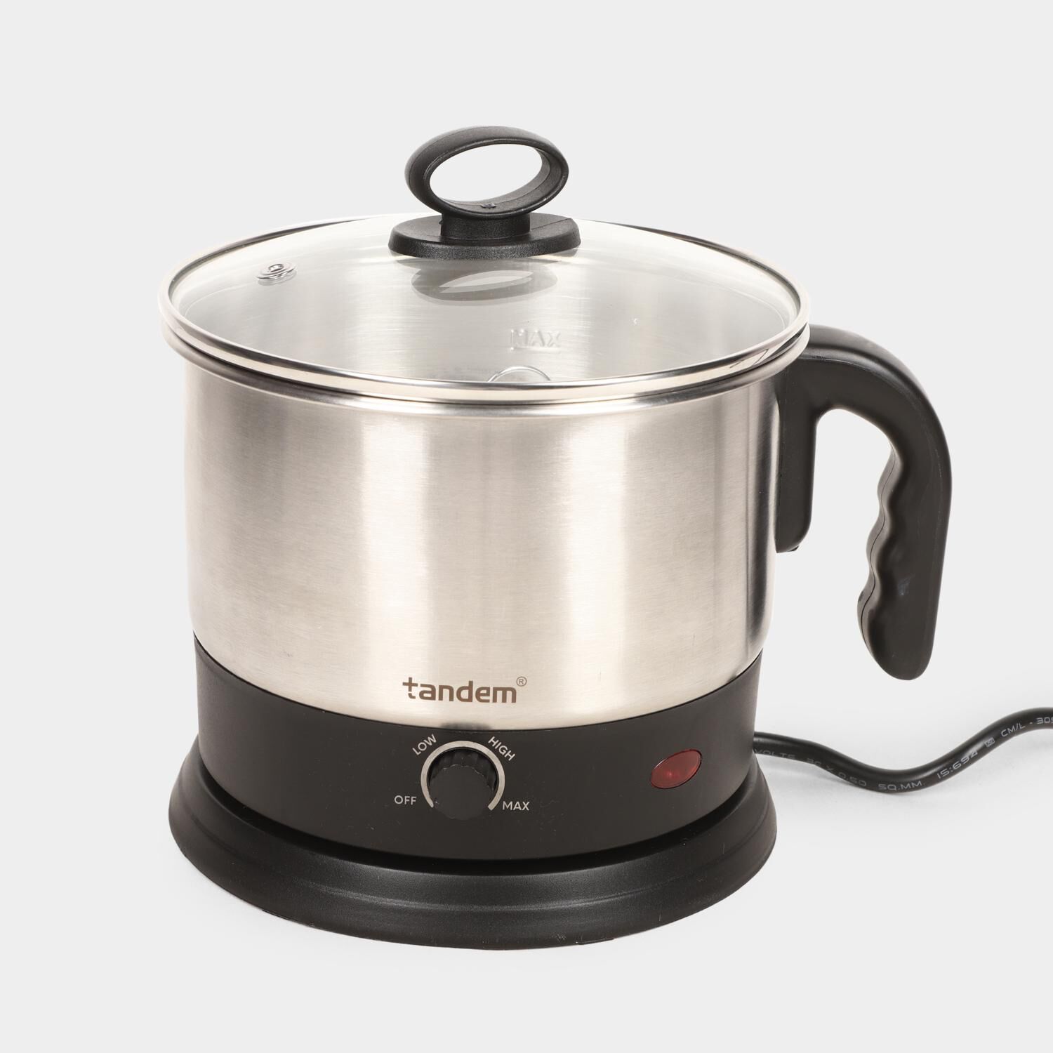 Tandem                         1.2 L Plastic And Steel Kettle Tandem                         1.2 L Plastic And Steel Kettle
