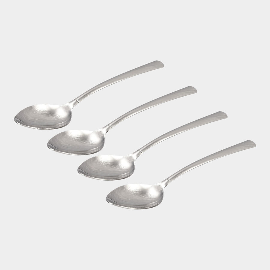Stainless Steel Dessert Spoon - 4 Pcs., , large image number null