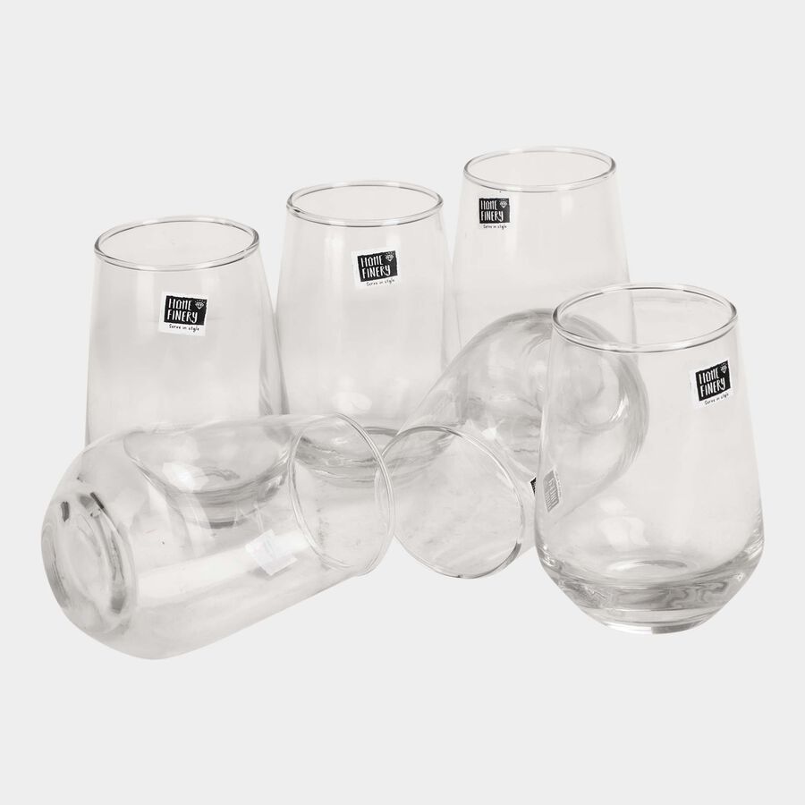 Glass Tumbler, 330ml, Set of 6, , large image number null