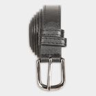 Women's Black Polyurethane Belt, , small image number null