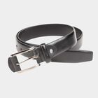 Men's Black Polyurethane Casual Belt, , small