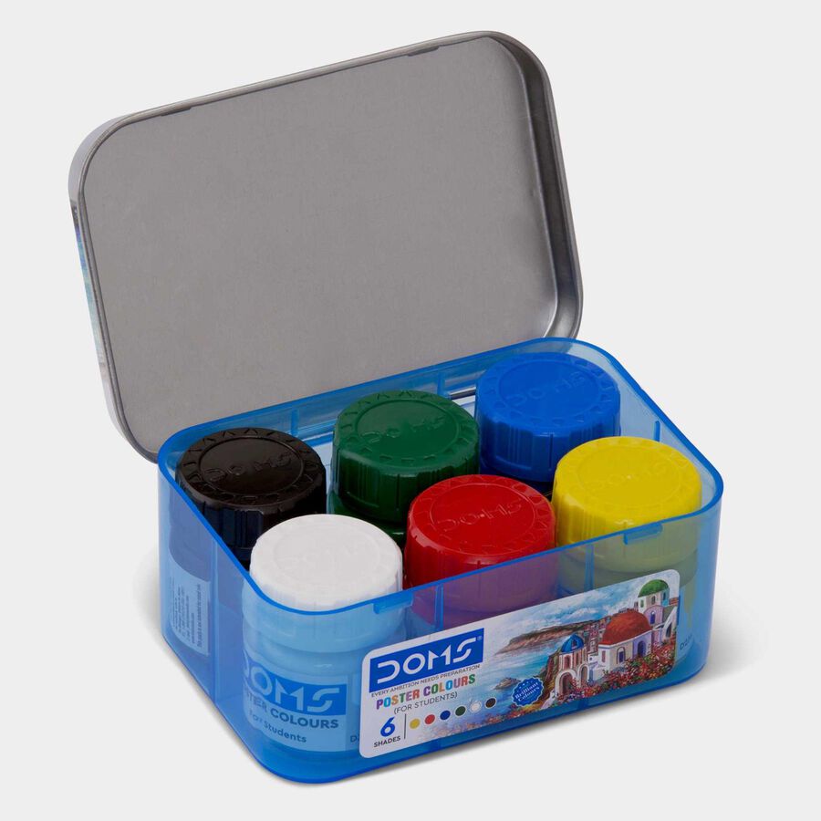 6 Shades Poster Colour Set, , large image number null
