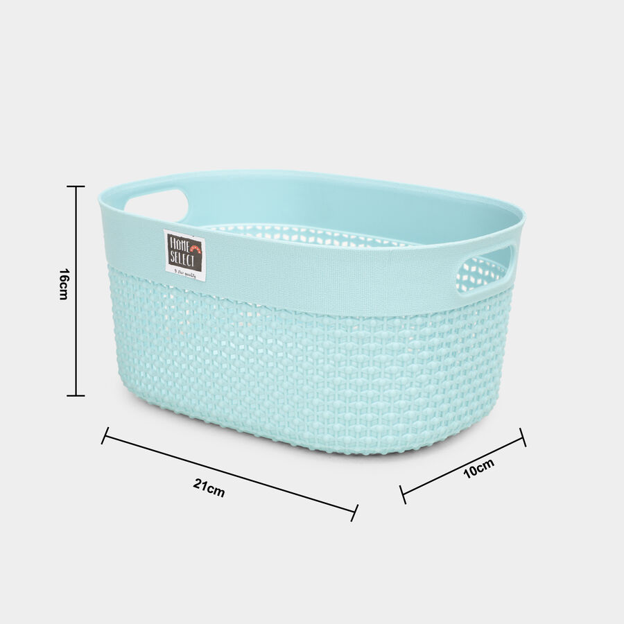 Light Green Plastic Basket, , large image number null