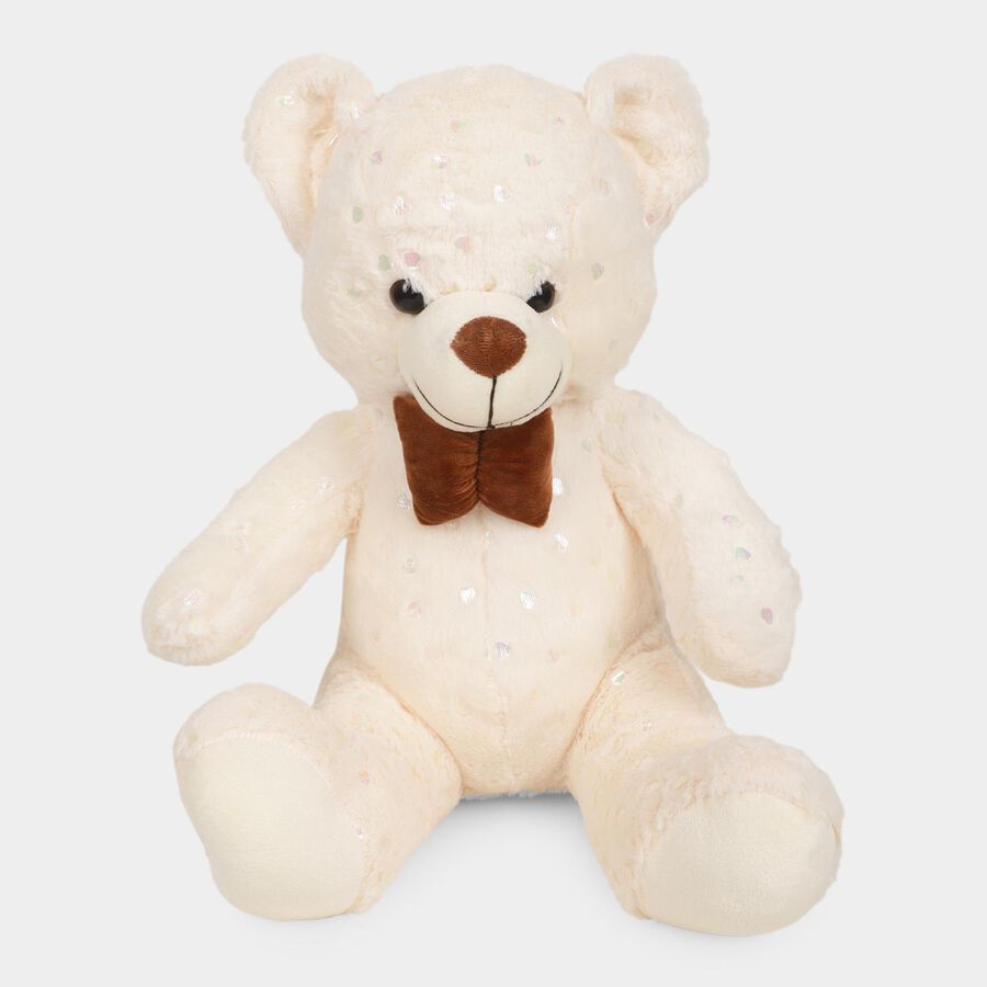 Cream Fur Teddy Bear, , large