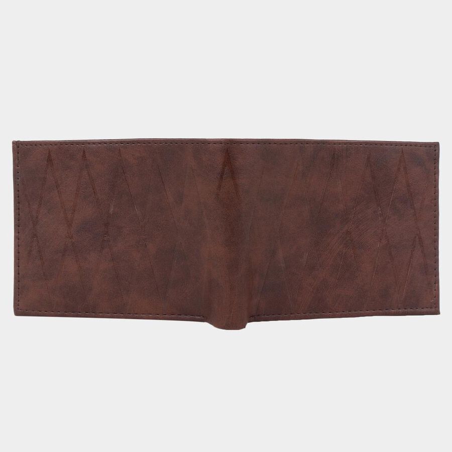 Men's Brown Polyurethane Wallet, , large image number null