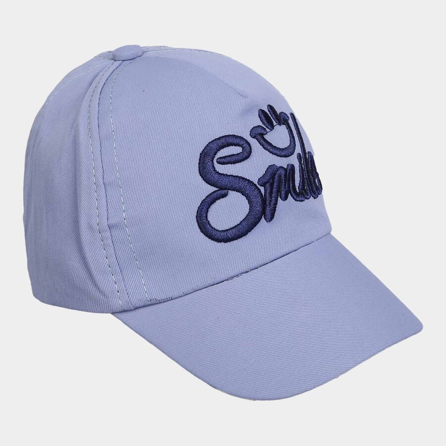 Kids' Blue Canvas Cap, , large image number null