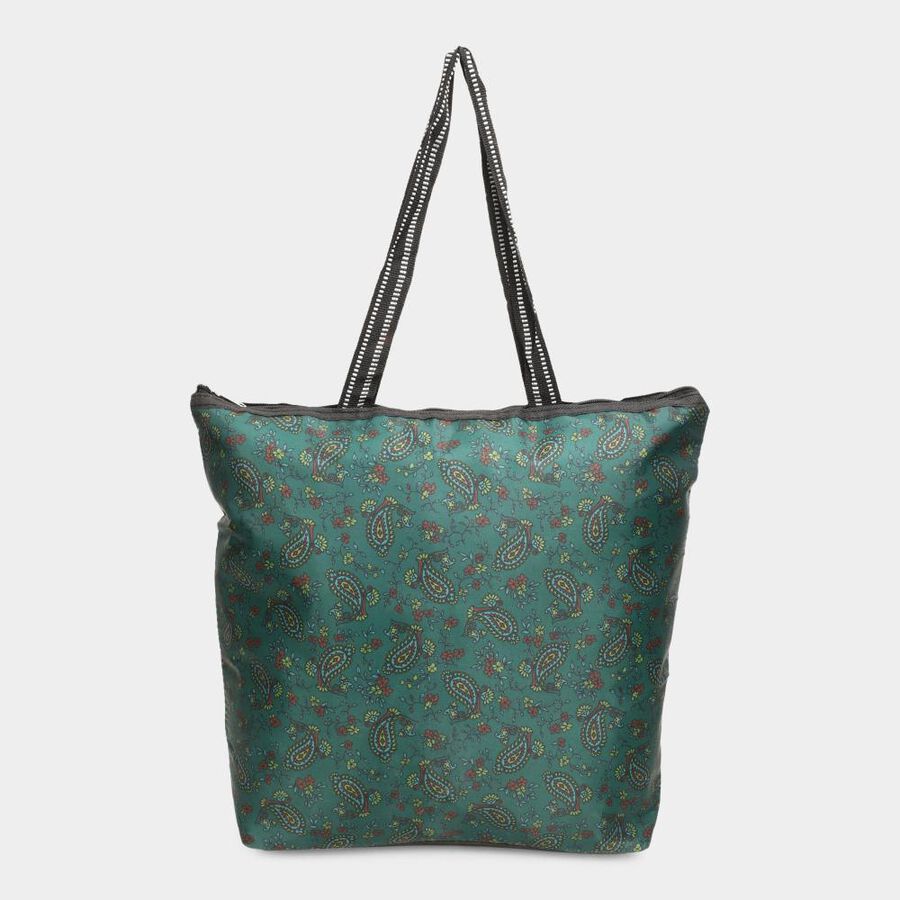 Women's Green Fabric-Polyester Tote Bag, , large image number null