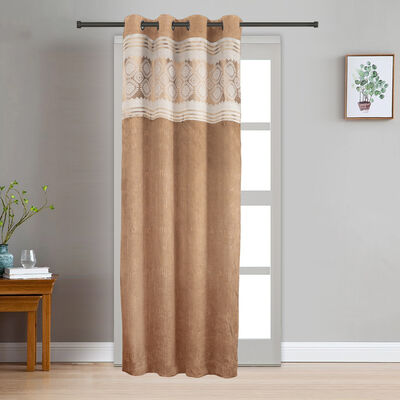 Black 7ft. Printed Curtain