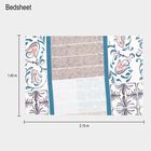 Dark Green Microfiber Single Bedsheet, , small image number null