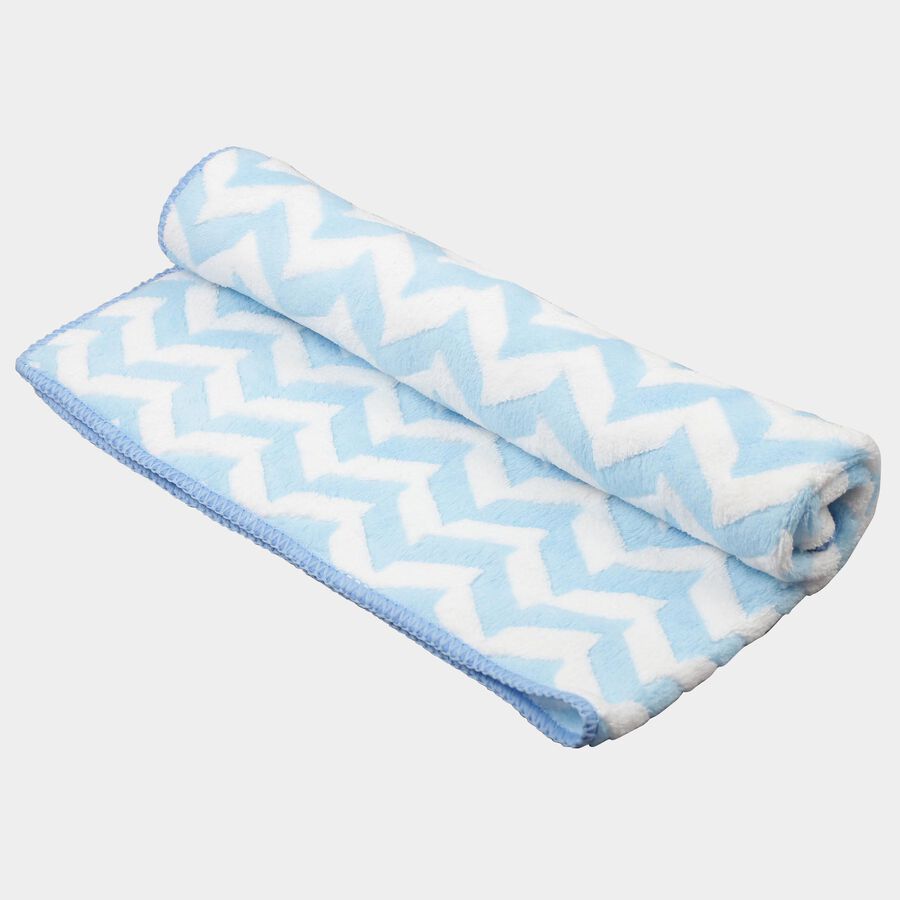 200 GSM Blue Cotton Hand Towel, , large image number null