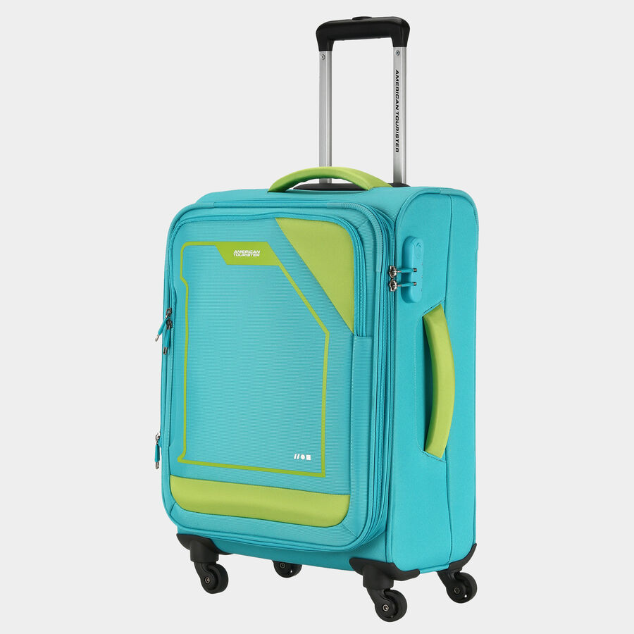 4-Wheel Polyester Soft Case Trolley, Medium, , large image number null
