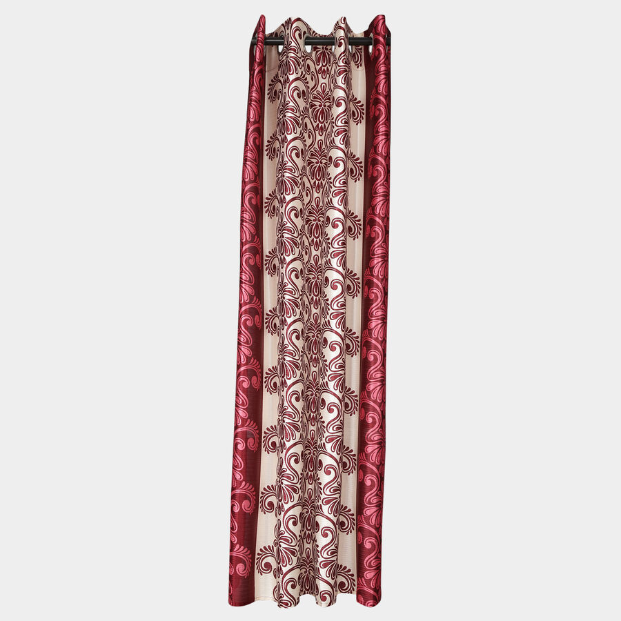 5ft. Maroon Window Curtain, , large image number null