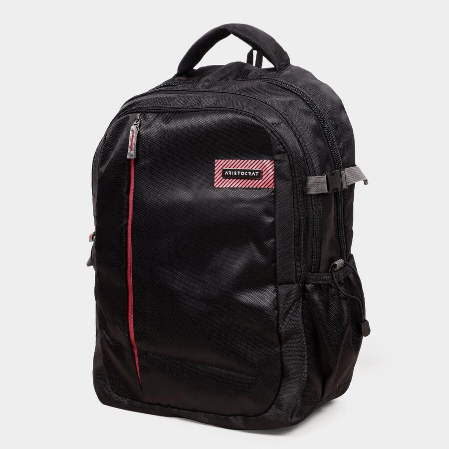 Black Backpack with Laptop Pocket, 35 L (Approx), , large image number null